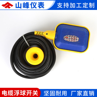 電纜浮球開關 扁球 塑料浮球控制器浮球式液位控制開關